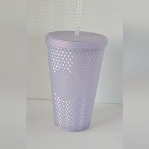Starbucks 2021 Holiday Icy Lilac Studded Tumbler‎ 16oz